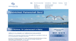 Desktop Screenshot of lebenscoaching-mainz.de